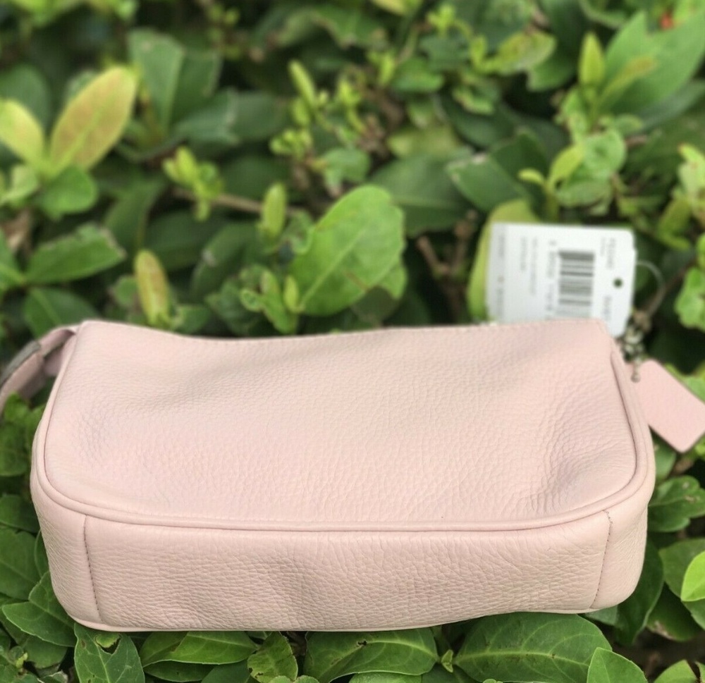 Coach Large Wristlet Pebble Leather Petal F53340 - Picture 4 of 5